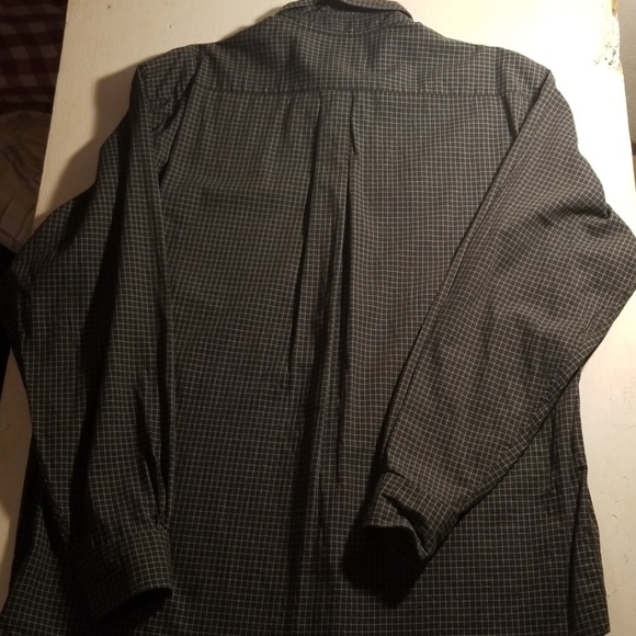 Brooks brothers Green Plaid Shirt L 34 1/2" W25" - Picture 4 of 8